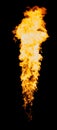 Isolated flame jet