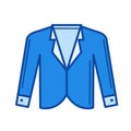 Blazer line icon.