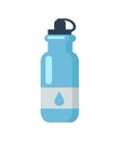 Blazing Bottle for Bike Color Vector Illustration