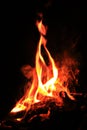 Blazing flame Royalty Free Stock Photo