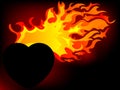 Blazing heart