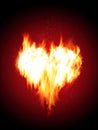 Blazing heart