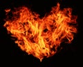 Blazing heart