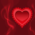 Blazing heart fire and love Royalty Free Stock Photo