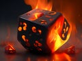 Blazing Luck: Fire Dice Pictures for the Ultimate Gaming Experience