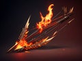 Blazing Spirit: Captivating Fire Arrow Artwork
