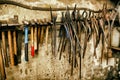 Blcacksmith tools Royalty Free Stock Photo