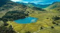 Blea Tarn, Lake District Aerial View Royalty Free Stock Photo