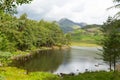 Blea Tarn Lake District Cumbria England UK between Great Langdale and Little Langdale Royalty Free Stock Photo