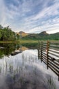 Blea Tarn Reflections. Royalty Free Stock Photo