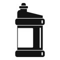 Bleach bottle icon, simple style