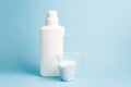 bleach in a white bottle Royalty Free Stock Photo