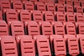 Bleacher seats Royalty Free Stock Photo