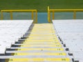 Bleacher stairs Royalty Free Stock Photo