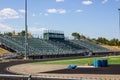 Bleachers By Track & Field Royalty Free Stock Photo