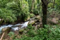 bleck river dopo waterfall of marble