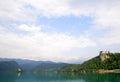 Bled Castle and an island