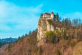 Bled castle is the oldest castle in Slovenia and one of its most famous landmarks dating back to year 1004 Royalty Free Stock Photo