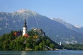 Bled Church Royalty Free Stock Photo