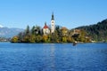 Bled, Church on the lake island