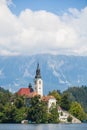 Bled church in Slovenia