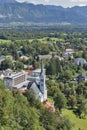 Bled town cityscape, Slovenia Royalty Free Stock Photo