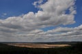 Bledow desert seen from Czubatka Royalty Free Stock Photo