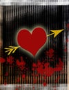 Bleeding Love Heart Royalty Free Stock Photo