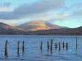 Blencathra and Derwentwater Royalty Free Stock Photo