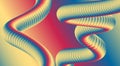 Blend Flowing 3D Abstract Background Colorful Gradient Royalty Free Stock Photo