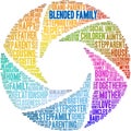 Blended Family Word Cloud Royalty Free Stock Photo