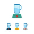 Blender Flat Icon. Blender, juicer vector icon. filled flat sign for mobile concept and web design. Electric mixer color icon. Sym