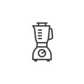 Blender, juicer line icon