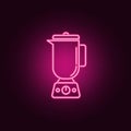 blender neon icon. Elements of Kitchen set. Simple icon for websites, web design, mobile app, info graphics