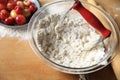 Blending butter and flour for pie crust