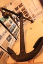 Interiors of Blennerville Windmill - rusted anchor - Ireland tourism