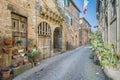 Scenic sight in Blera, medieval village in Viterbo Province, Lazio, central Italy. Royalty Free Stock Photo