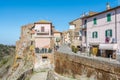 Scenic sight in Blera, medieval village in Viterbo Province, Lazio, central Italy. Royalty Free Stock Photo