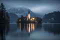 Blesko jezero, Bled Island, Slovenia