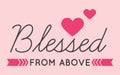 Blessed from above Royalty Free Stock Photo