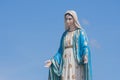 The Blessed Virgin Mary in front of the Roman Catholic Diocese, public place in Chanthaburi. Royalty Free Stock Photo