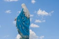 The Blessed Virgin Mary in front of the Roman Catholic Diocese, public place in Chanthaburi.