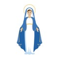 Blessed Virgin Mary icon vector