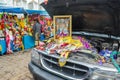 Blessing a Car in Copacabana, Bolivia Royalty Free Stock Photo