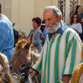Blessing of Olives on Palm Sunday in Rabat Royalty Free Stock Photo