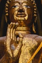 Blessing posture Buddha statue Royalty Free Stock Photo