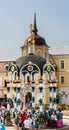 Blessing of water-canopy chapel. Holy Trinity St. Sergius Lavra. Sergiev Posad, Moscow region Royalty Free Stock Photo