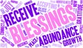 Blessings Word Cloud