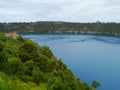 The bleu lake in Mount Gambier Royalty Free Stock Photo