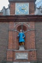 Blewcoat School Clock built in 1709 Royalty Free Stock Photo